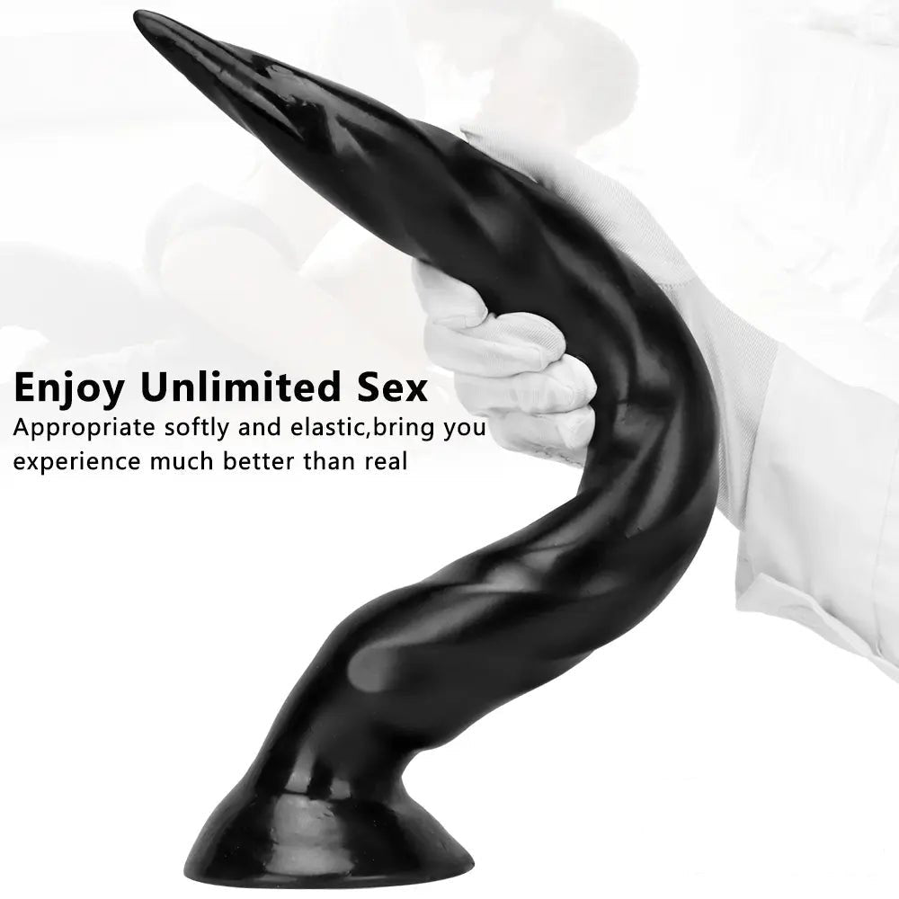 Tapered Anal Dildo - Ribbed Anal Dildo For Dilation