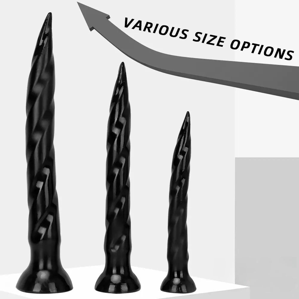 Tapered Anal Dildo - Ribbed Anal Dildo For Dilation