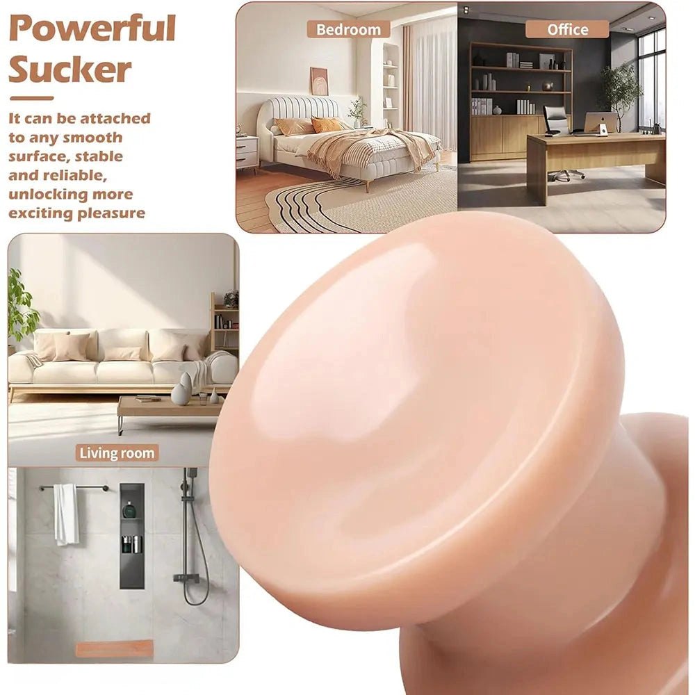 Tapered PVC Anal Dildo - Flared Base Anal Plug Dildo