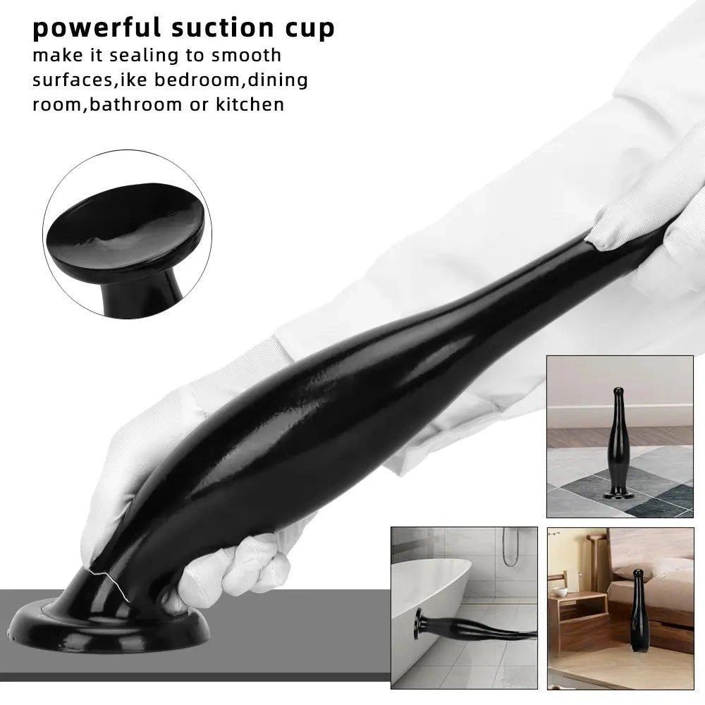 Tapered PVC Anal Plug S/L - anal plug Toy for Adults