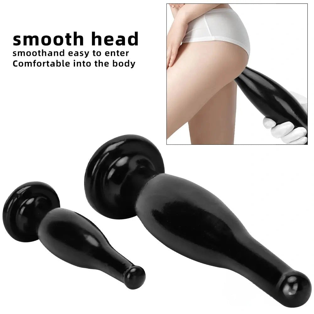 Tapered PVC Anal Plug S/L - anal plug Toy for Adults