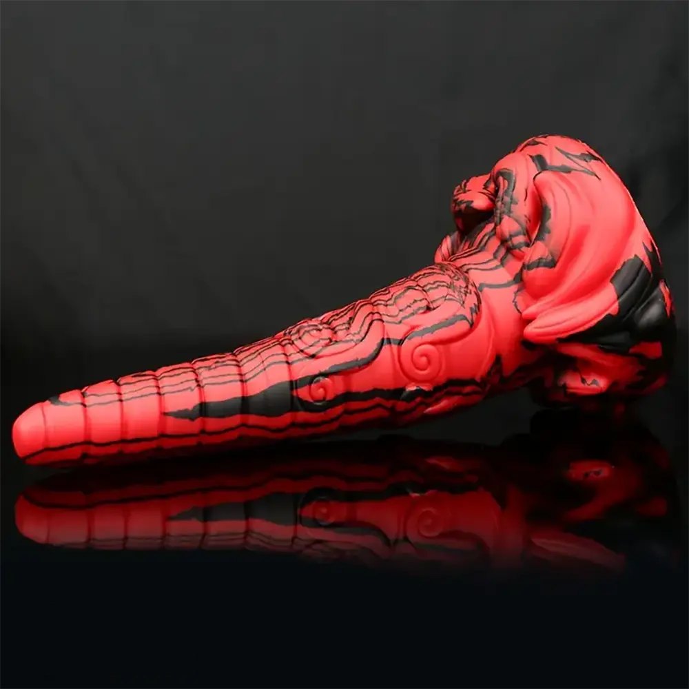 Tapered Silicone Fantasy Anal Plug - Large Butt Plug 9.64 In