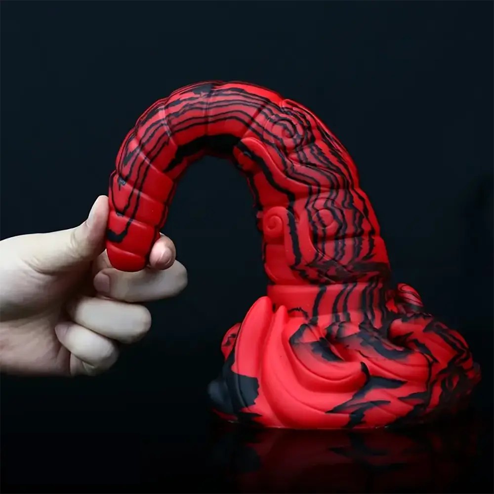Tapered Silicone Fantasy Anal Plug - Large Butt Plug 9.64 In