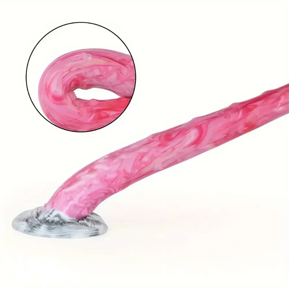 Tapered Textured Silicone Animal Dildo - Horse Dildo