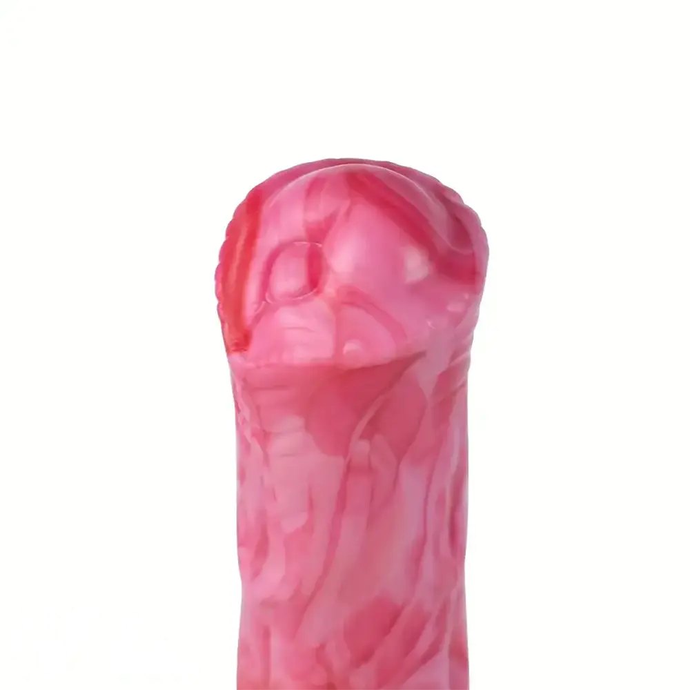 Tapered Textured Silicone Animal Dildo - Horse Dildo