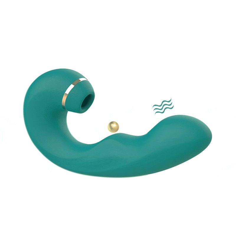 Tapping Sucking G-Spot Vibrator - Clit Sucking Toy