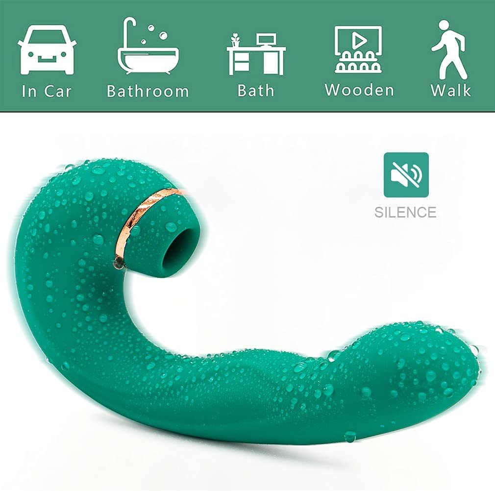 Tapping Sucking G-Spot Vibrator - Clit Sucking Toy