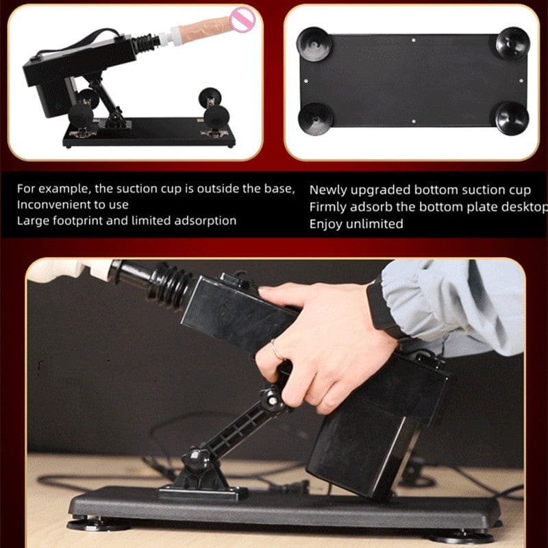 Telescopic Heating Sex Machine - Auto Thrusting Sex Machine
