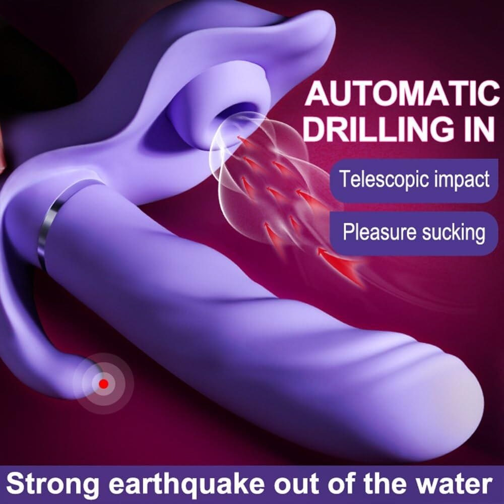 Telescopic Rabbit Vibrator - Dual Motor G-Spot Vibrator