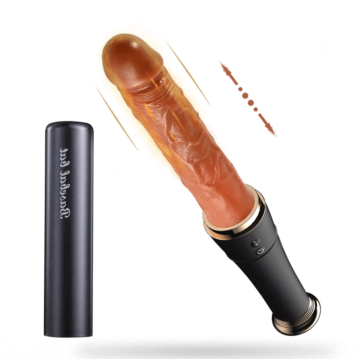Telescopic Tongue Licking Dildo - Realistic Thrusting Dildo
