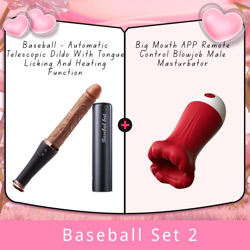 Telescopic Tongue Licking Dildo - Realistic Thrusting Dildo