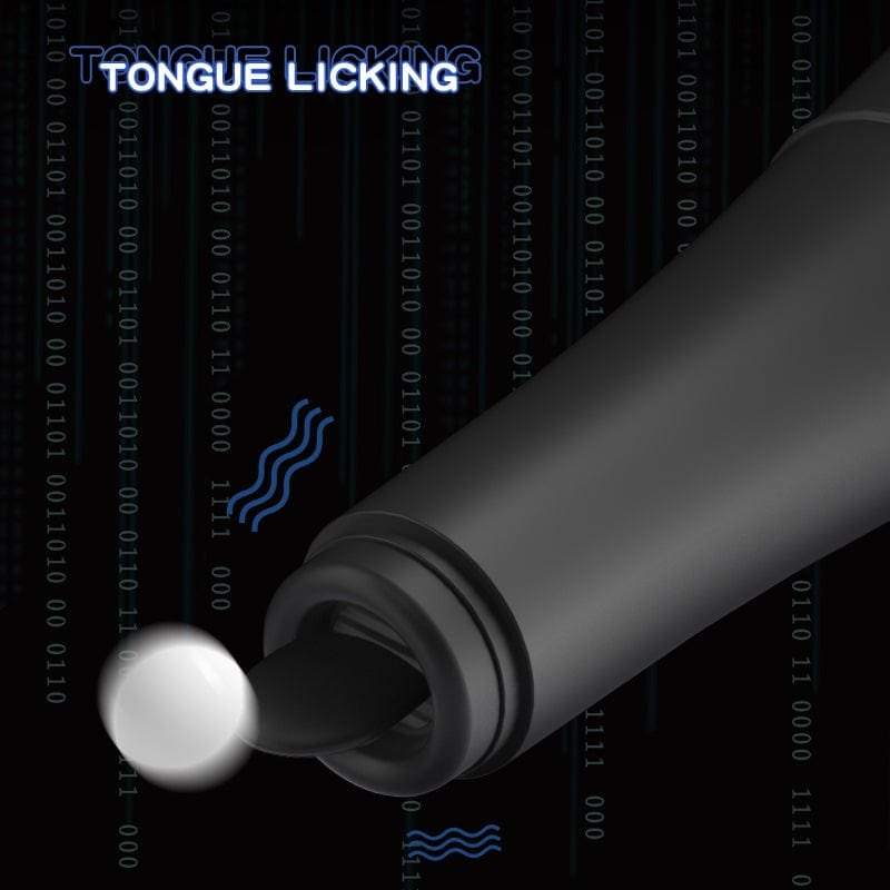 Telescopic Tongue Licking Dildo - Realistic Thrusting Dildo