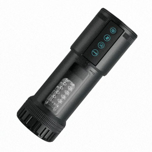 Telescoping Suction Masturbator - Vibrating Male Masturbator
