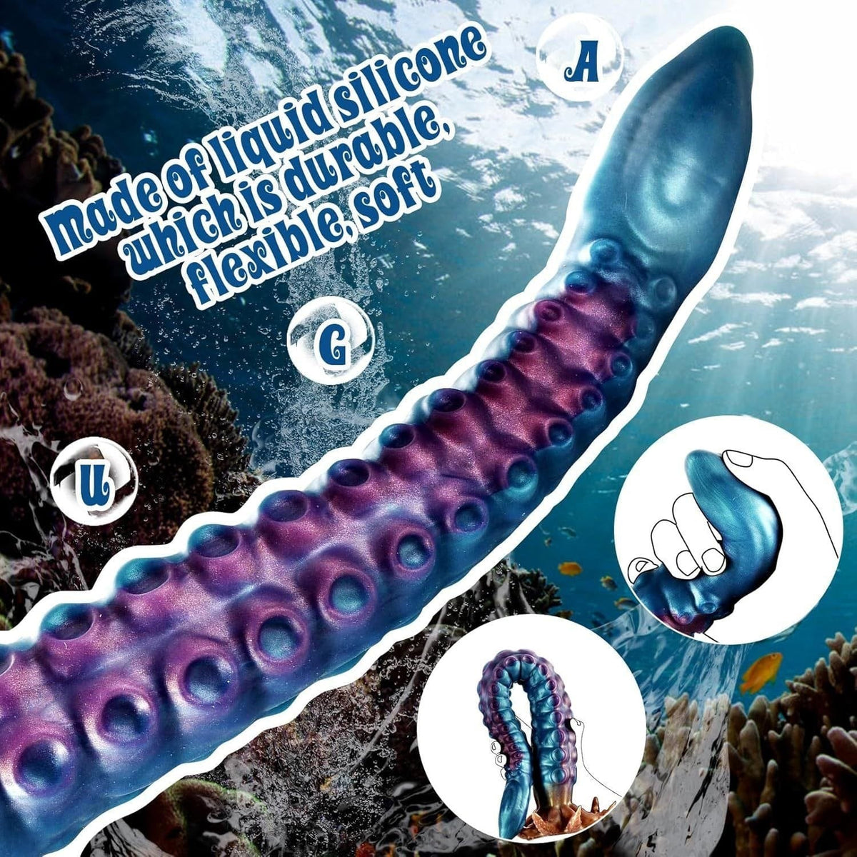 Tentacle Anal Fantasy Dildo - Silicone Tentacle Sex Toy
