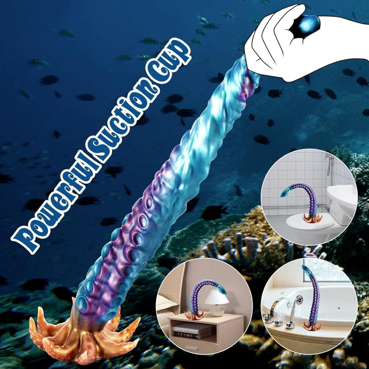 Tentacle Anal Fantasy Dildo - Silicone Tentacle Sex Toy