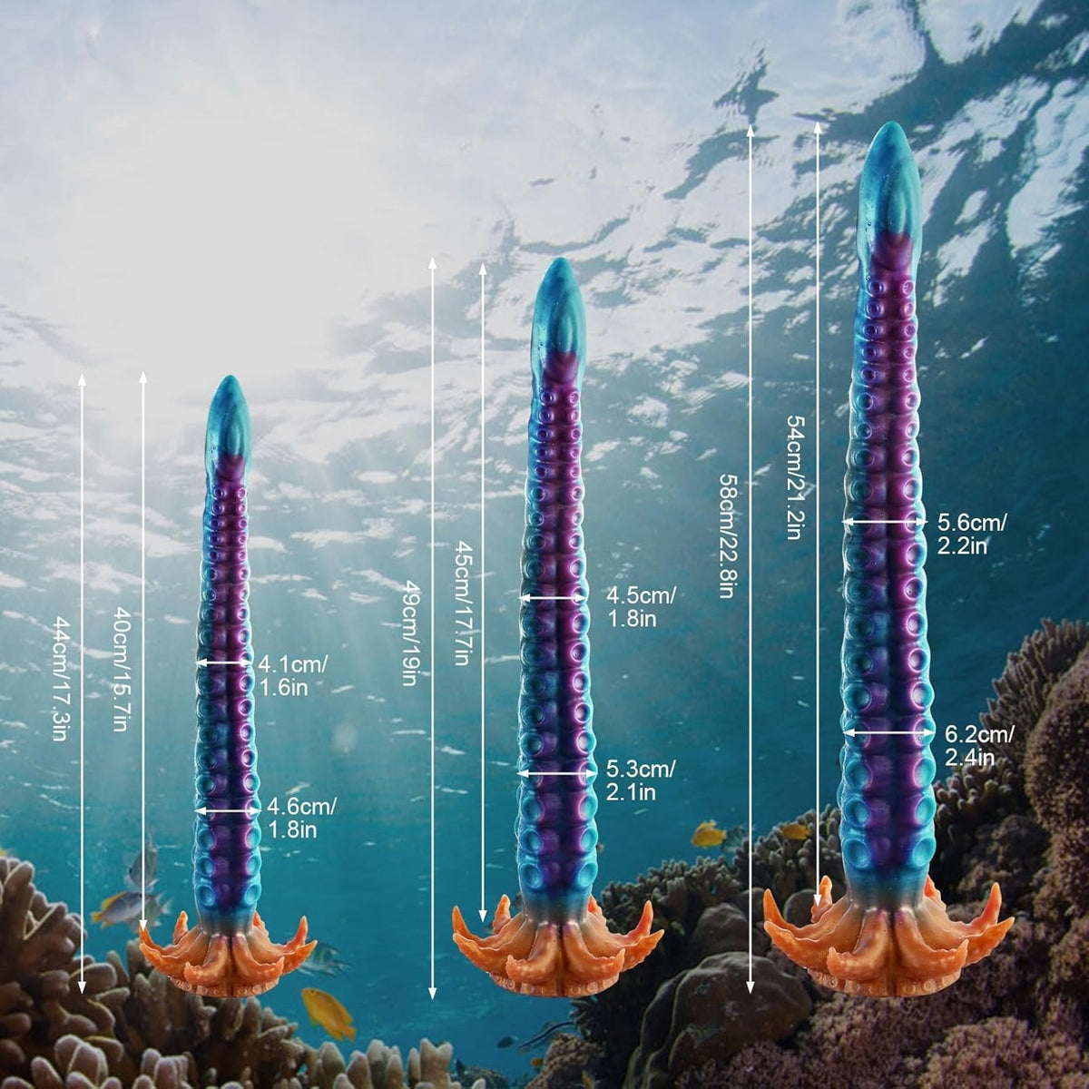 Tentacle Anal Fantasy Dildo - Silicone Tentacle Sex Toy