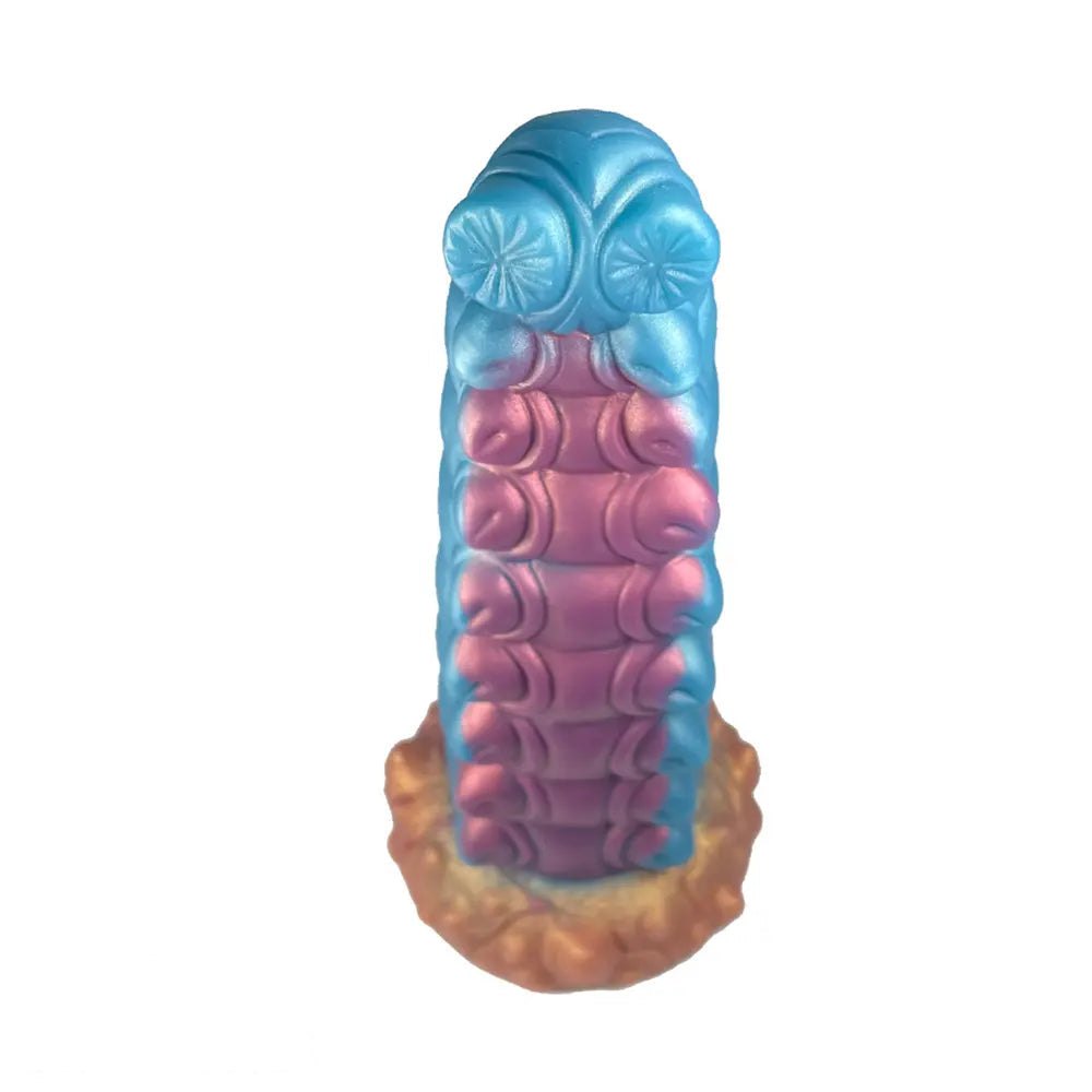 Tentacle Caterpillar Fantasy Dildo - Ridged Silicone Dildo