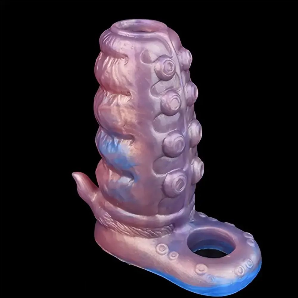 Tentacle Cock Sleeve 4.92in - Dragon Dildo Fantasy Sleeve
