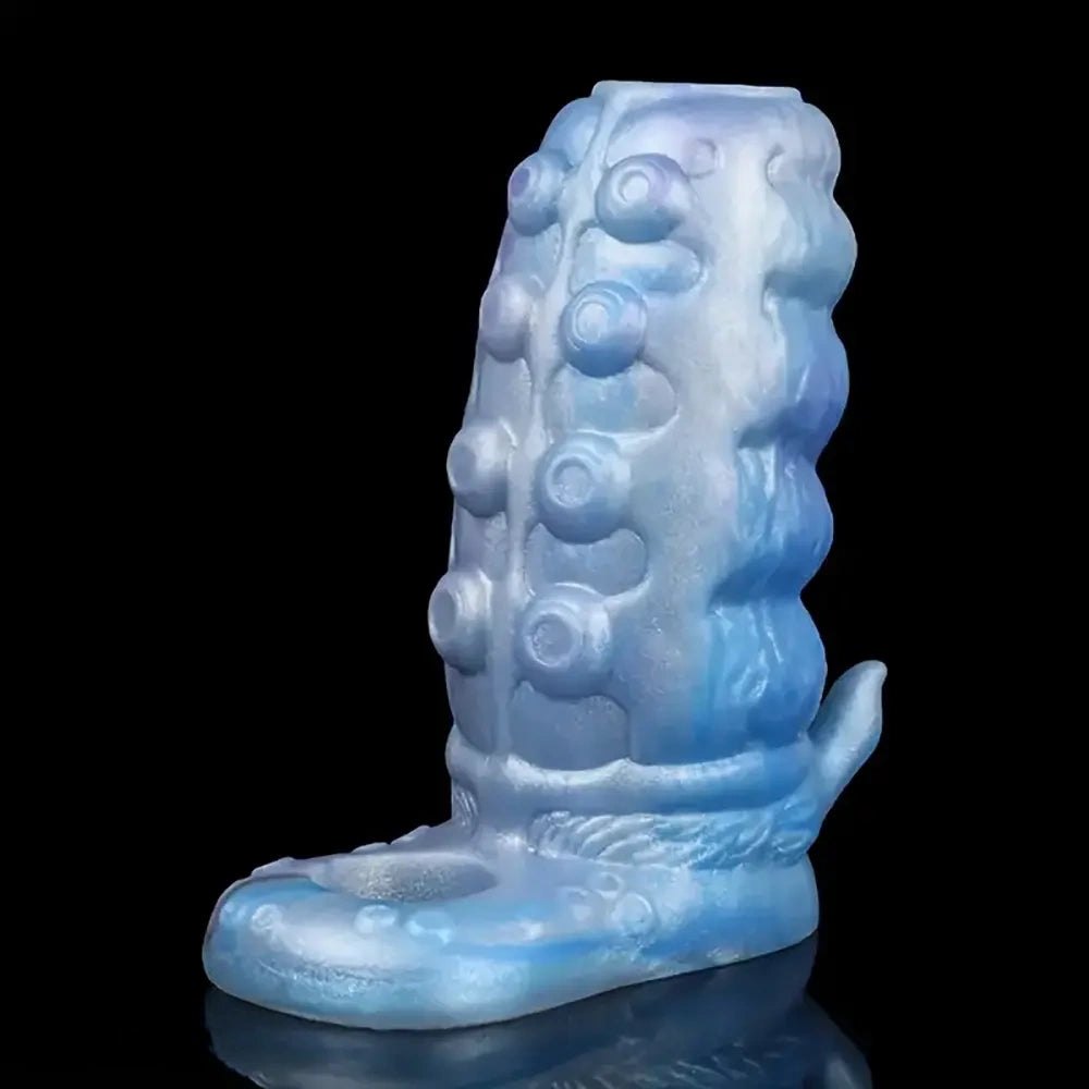 Tentacle Cock Sleeve 4.92in - Dragon Dildo Fantasy Sleeve