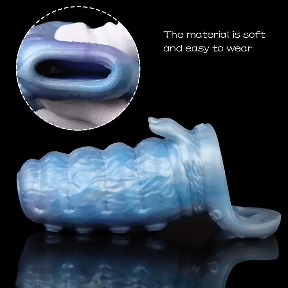 Tentacle Cock Sleeve 4.92in - Dragon Dildo Fantasy Sleeve