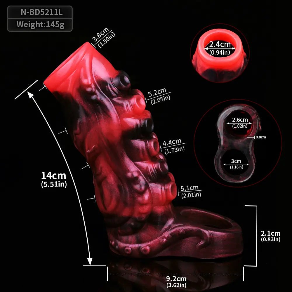 Tentacle Cock Sleeve Extender - Fantasy Monster Sleeve