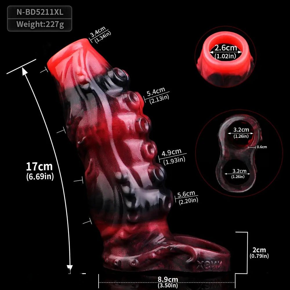 Tentacle Cock Sleeve Extender - Fantasy Monster Sleeve
