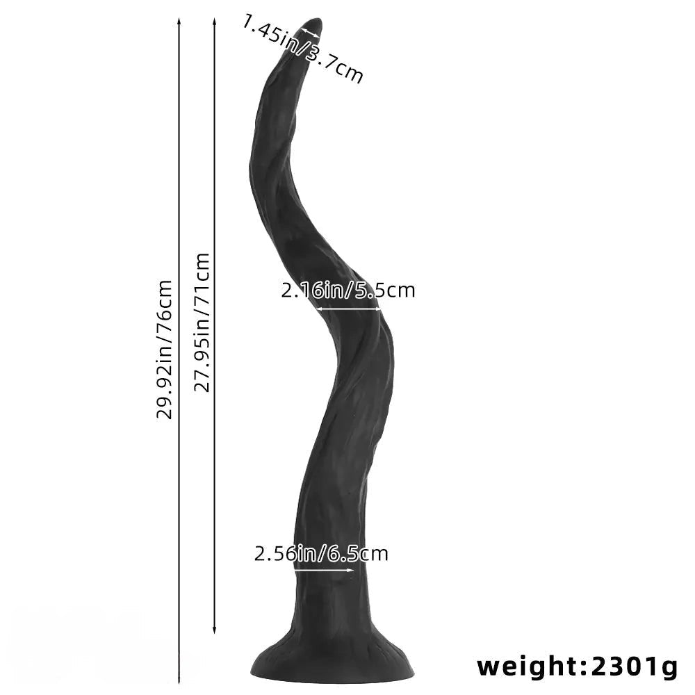 Tentacle Dildo 30 in Suction Base - Silicone Fantasy Toy
