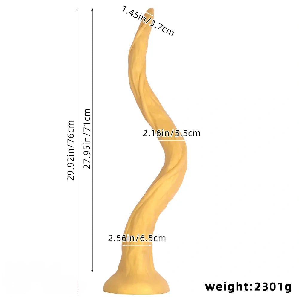Tentacle Dildo 30 in Suction Base - Silicone Fantasy Toy
