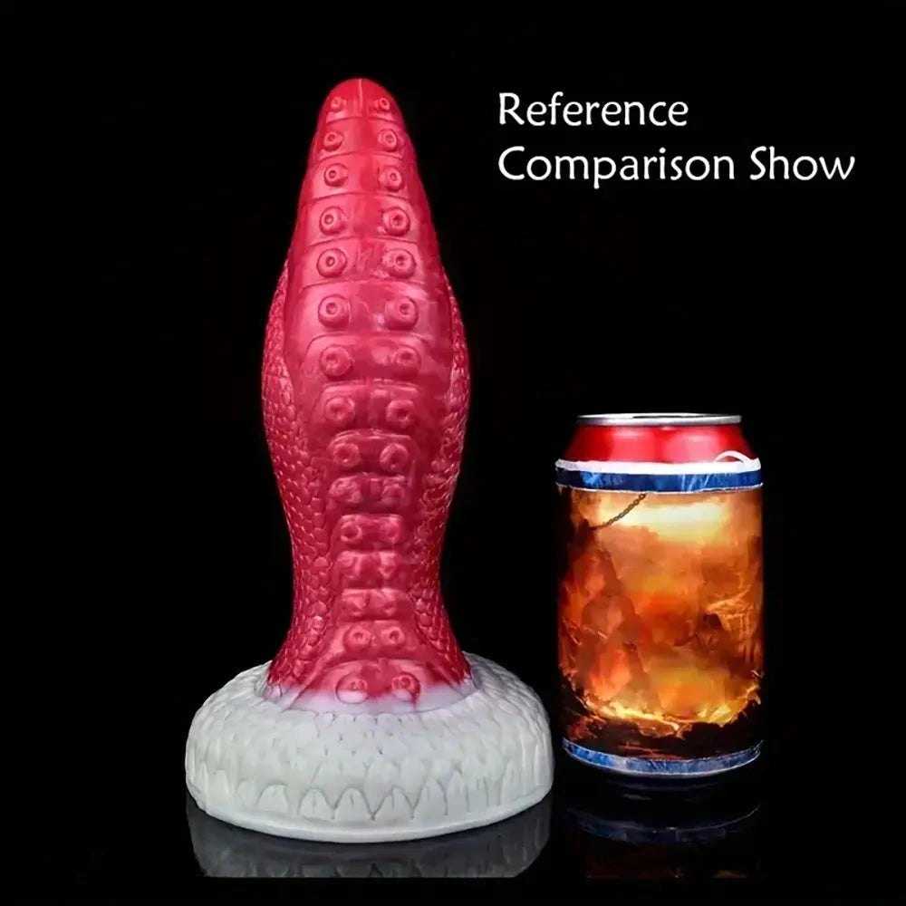 Tentacle Dragon Fantasy Dildo - Textured Liquid Silicone Dildo