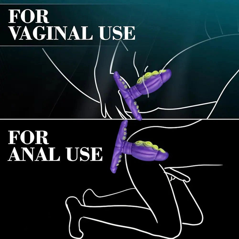 Tentacle Fantasy Creature Dildo - Purple Fantasy Dildo