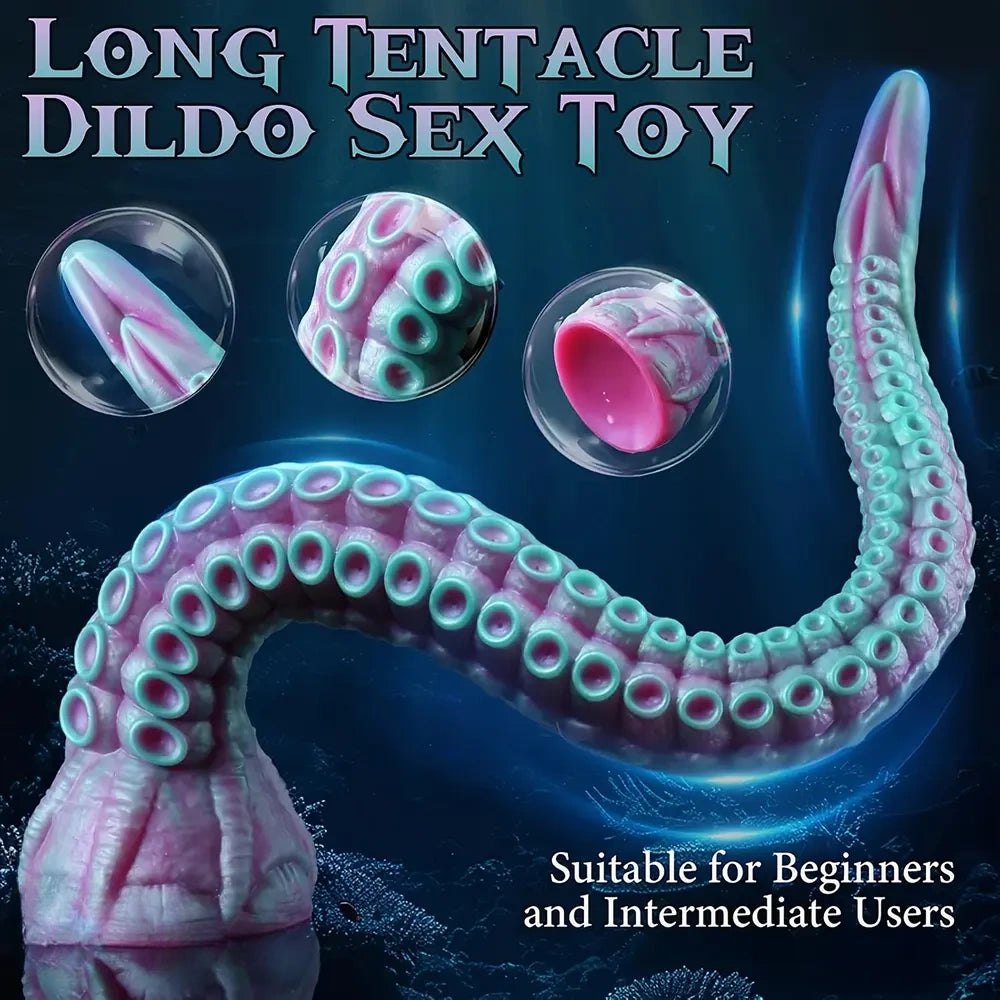 Tentacle Fantasy Dildo 17 in - Fantasy Tentacle Dildo
