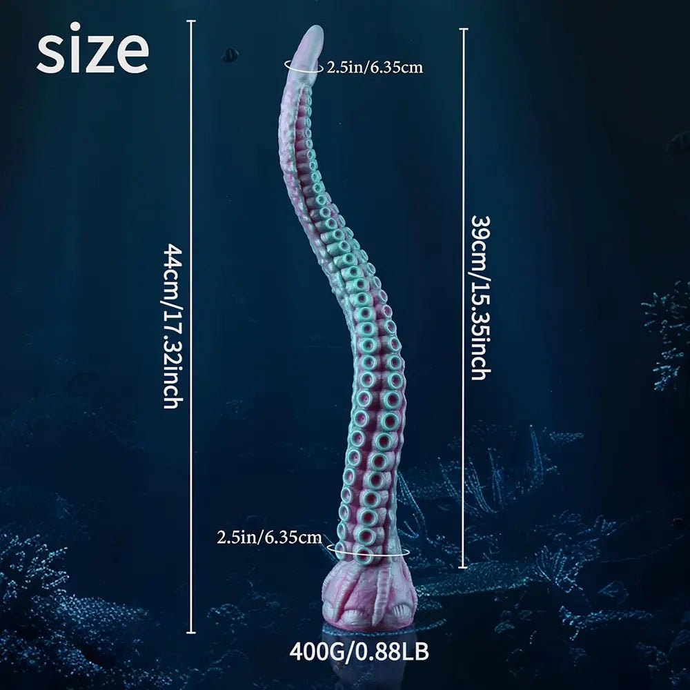 Tentacle Fantasy Dildo 17 in - Fantasy Tentacle Dildo