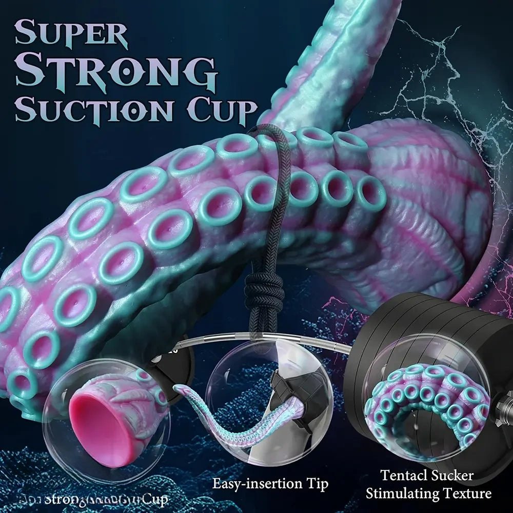 Tentacle Fantasy Dildo 17 in - Fantasy Tentacle Dildo