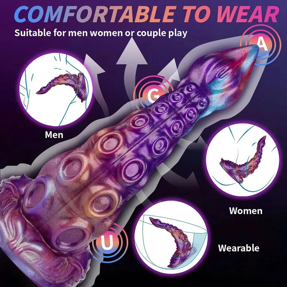 Tentacle Fantasy Dildo 8.46 in - Monster Fantasy Dildo