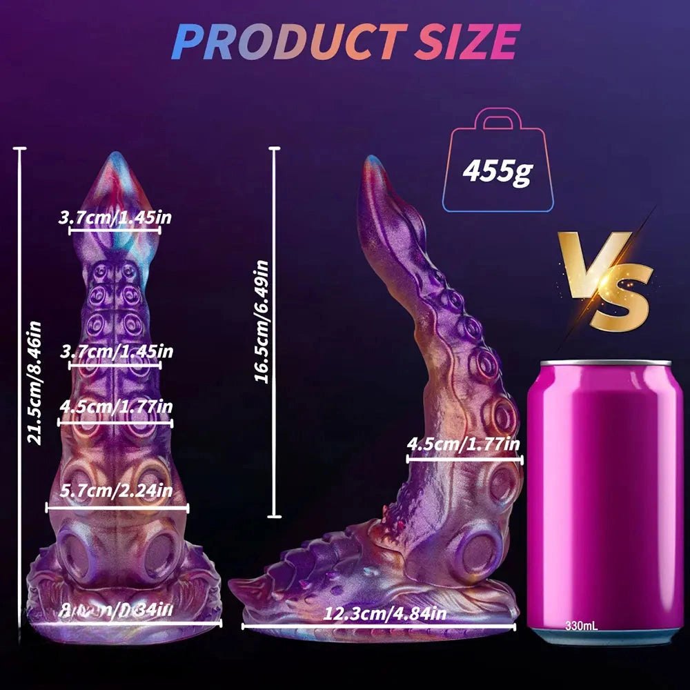 Tentacle Fantasy Dildo 8.46 in - Monster Fantasy Dildo
