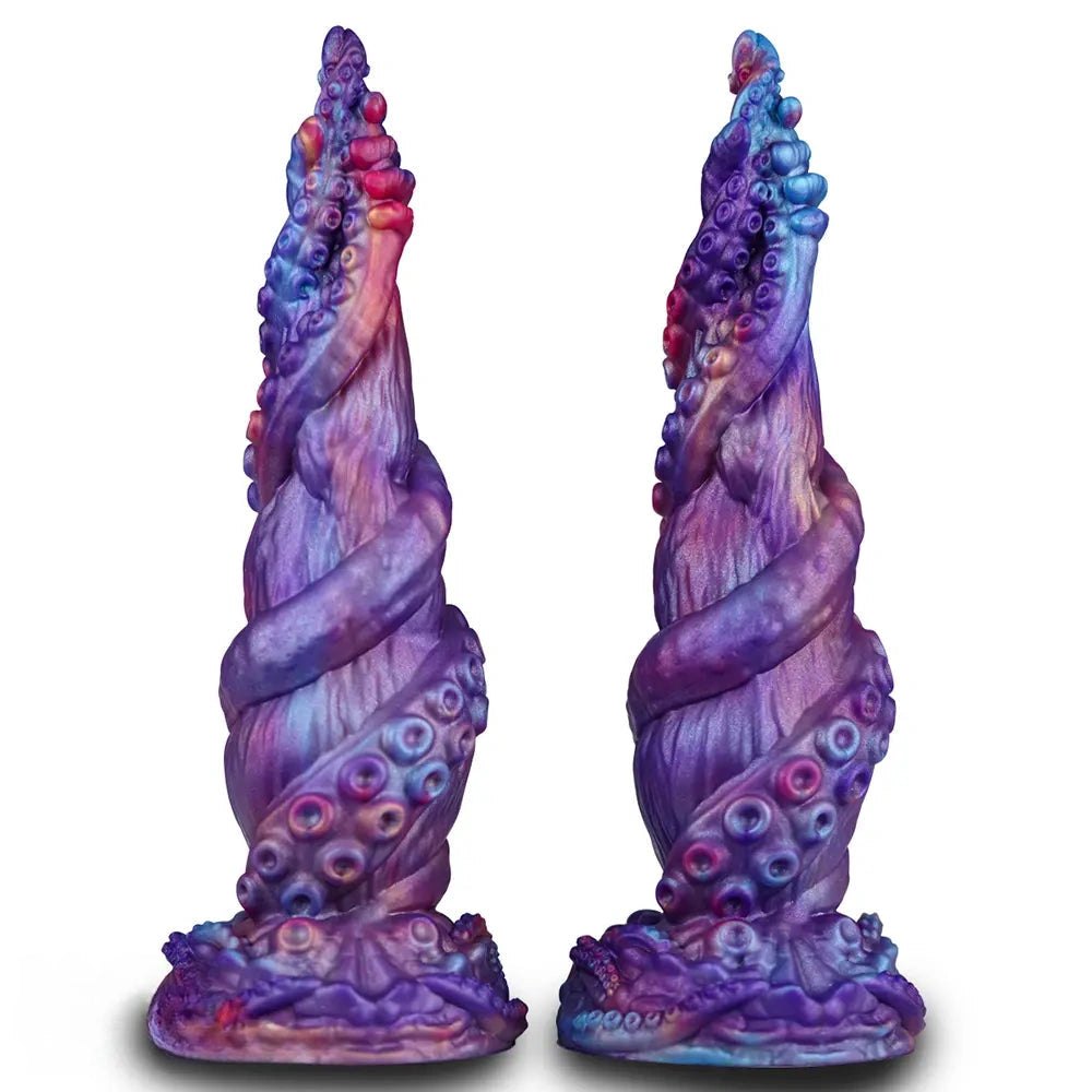 Tentacle Fantasy Dildo 9.84in - Purple Fantasy Dildo