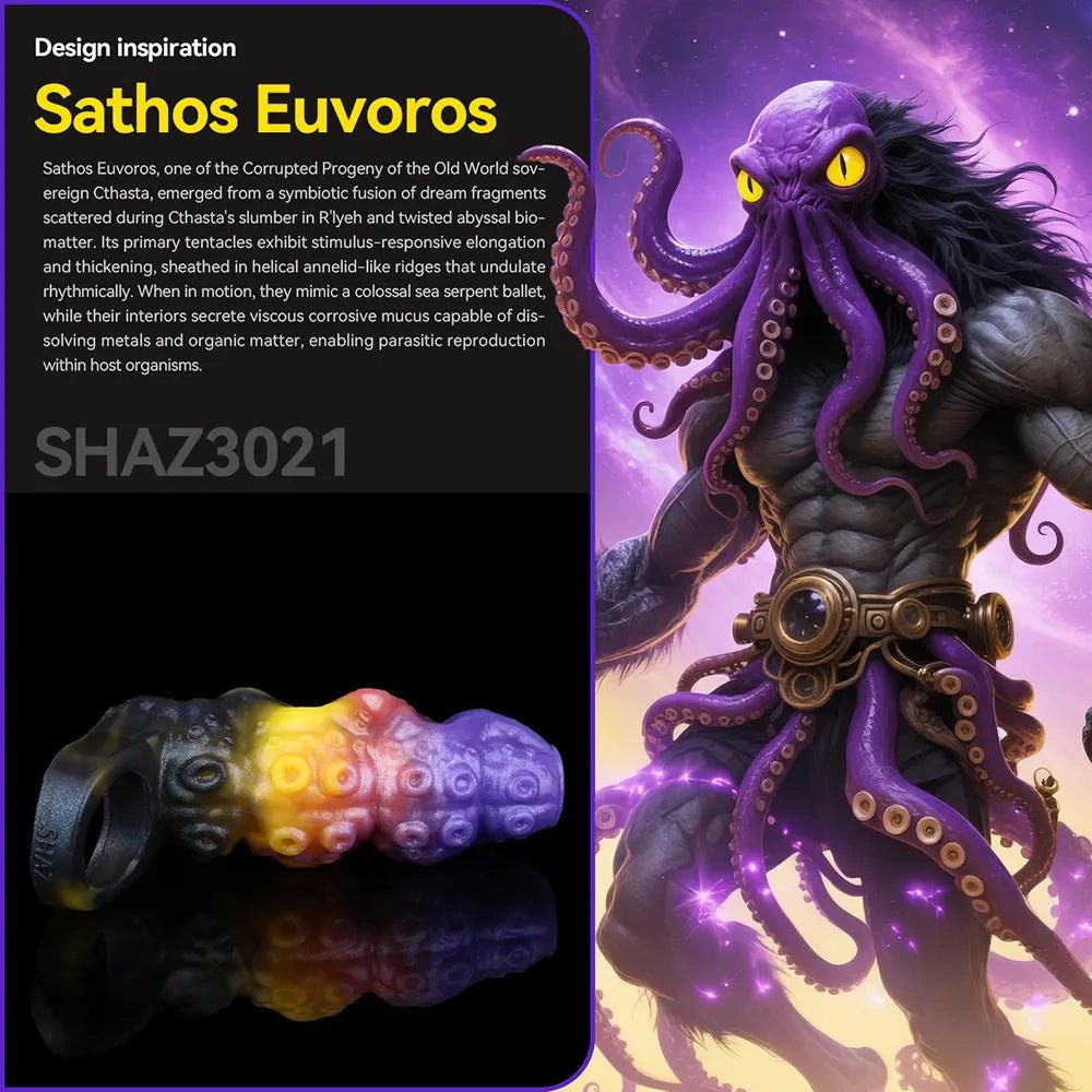 Tentacle Fantasy Hollow Sleeve 5 in - Fantasy Monster Dildo