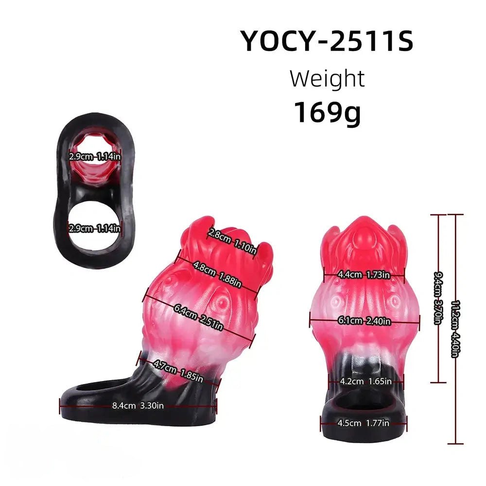 Tentacle Cock Sleeve Ring - Fantasy Penis Sleeve, 3 Sizes