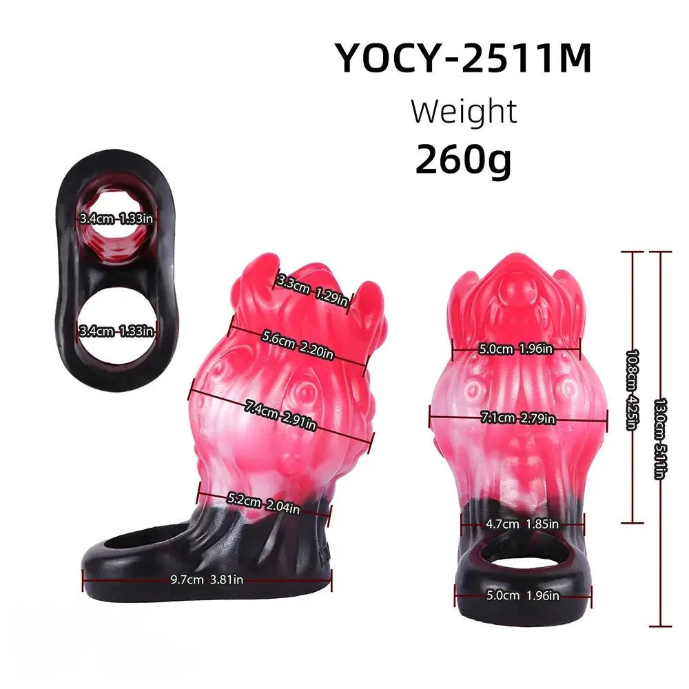 Tentacle Cock Sleeve Ring - Fantasy Penis Sleeve, 3 Sizes