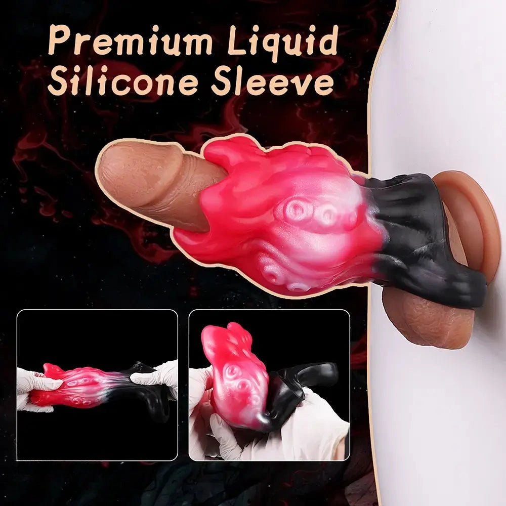 Tentacle Cock Sleeve Ring - Fantasy Penis Sleeve, 3 Sizes
