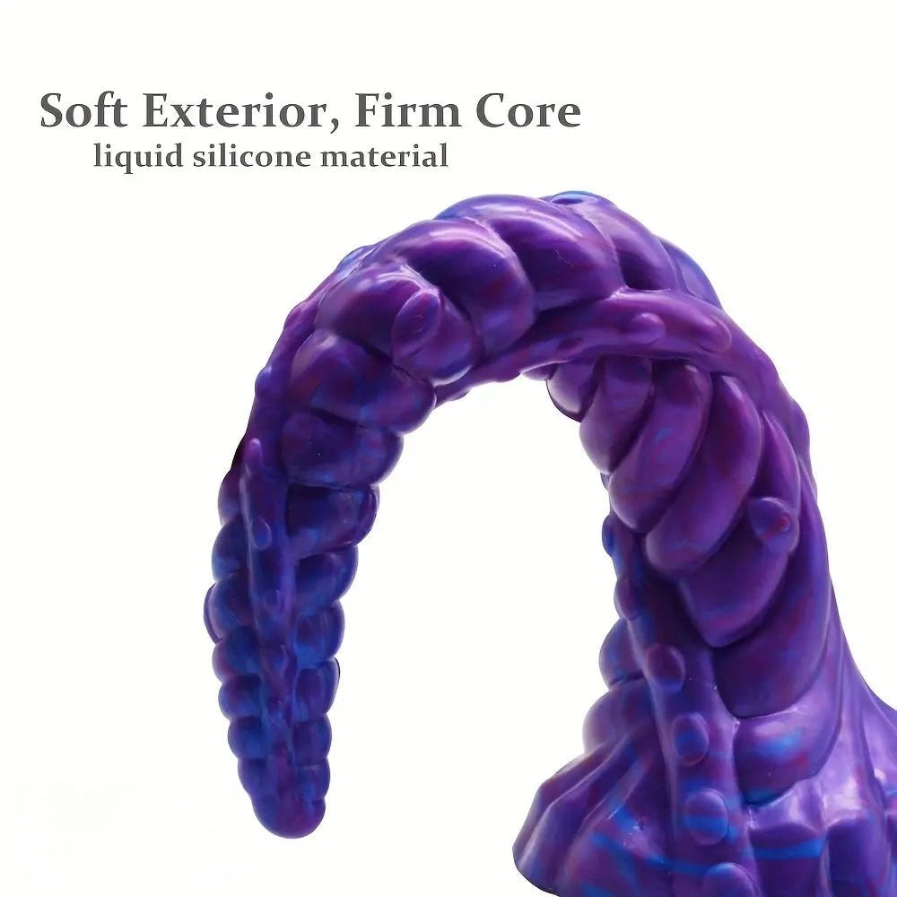 Tentacle Fantasy Silicone Dildo 11in - Ridged Tentacle Dildo
