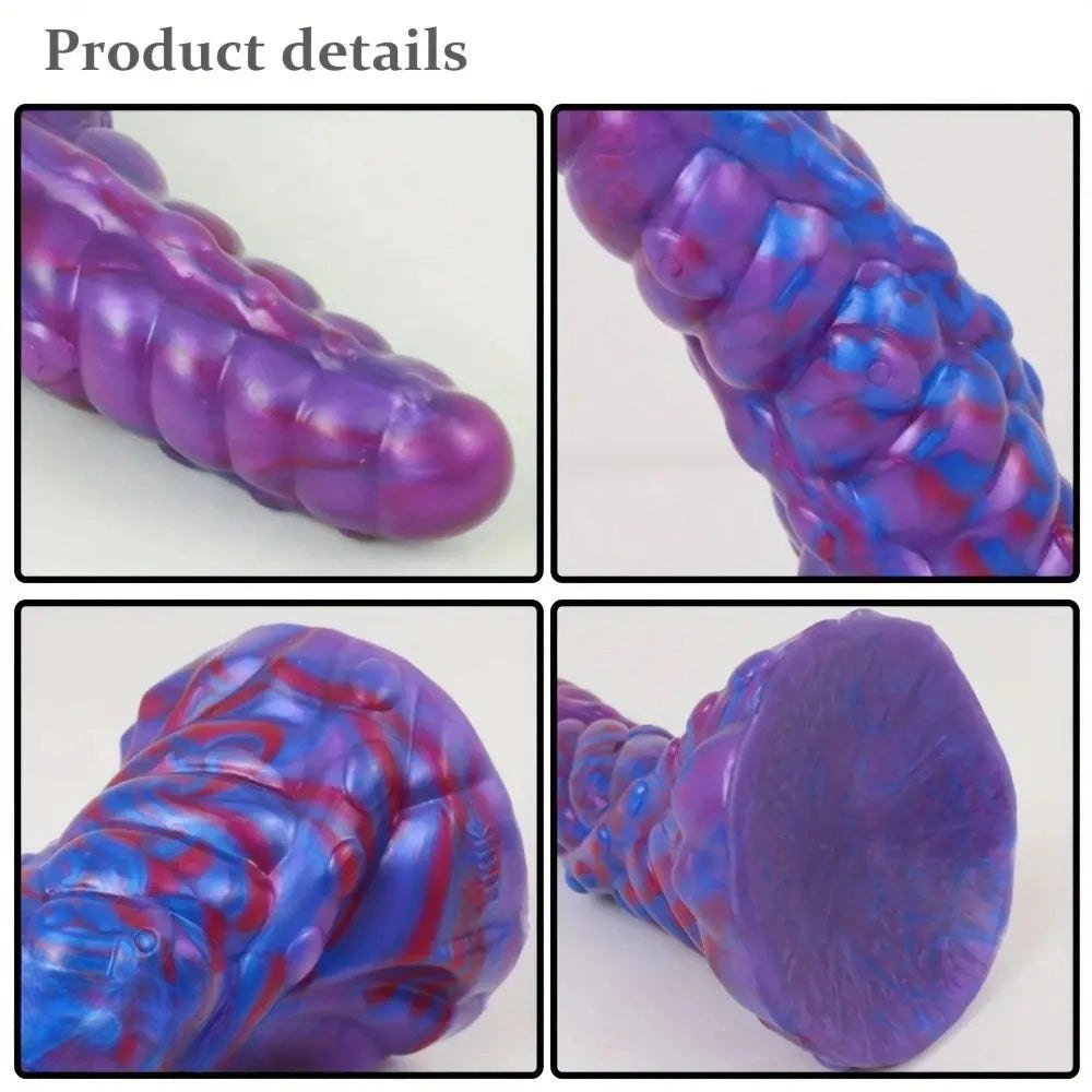 Tentacle Fantasy Silicone Dildo 11in - Ridged Tentacle Dildo