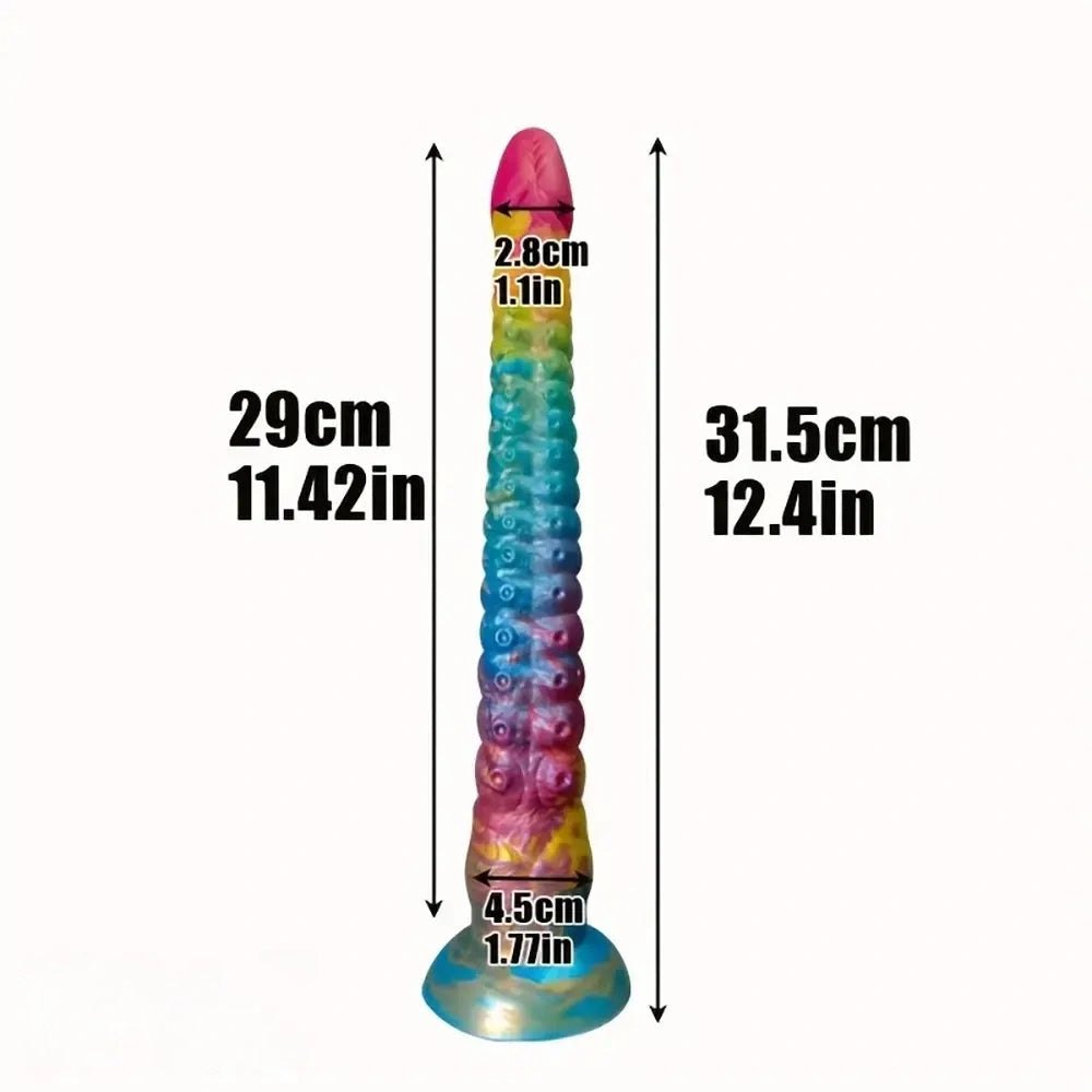 Tentacle Fantasy Dildo 11.42in - Silicone Monster Dildo