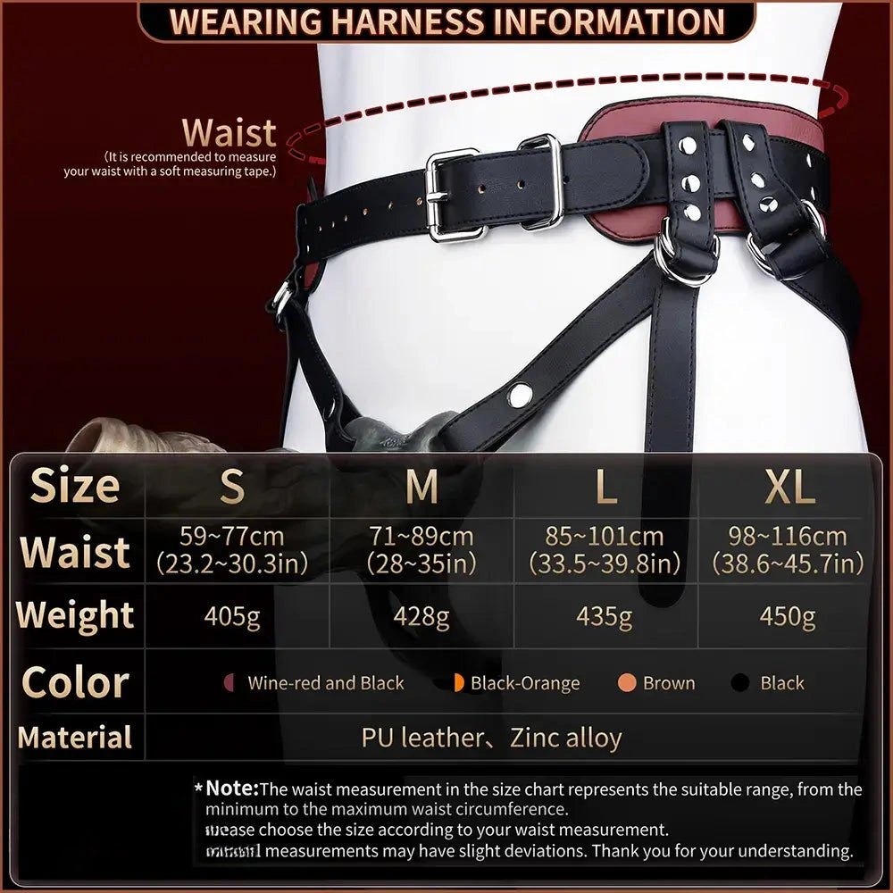Tentacle Hollow Strap-On - Harness Strap On Dildo
