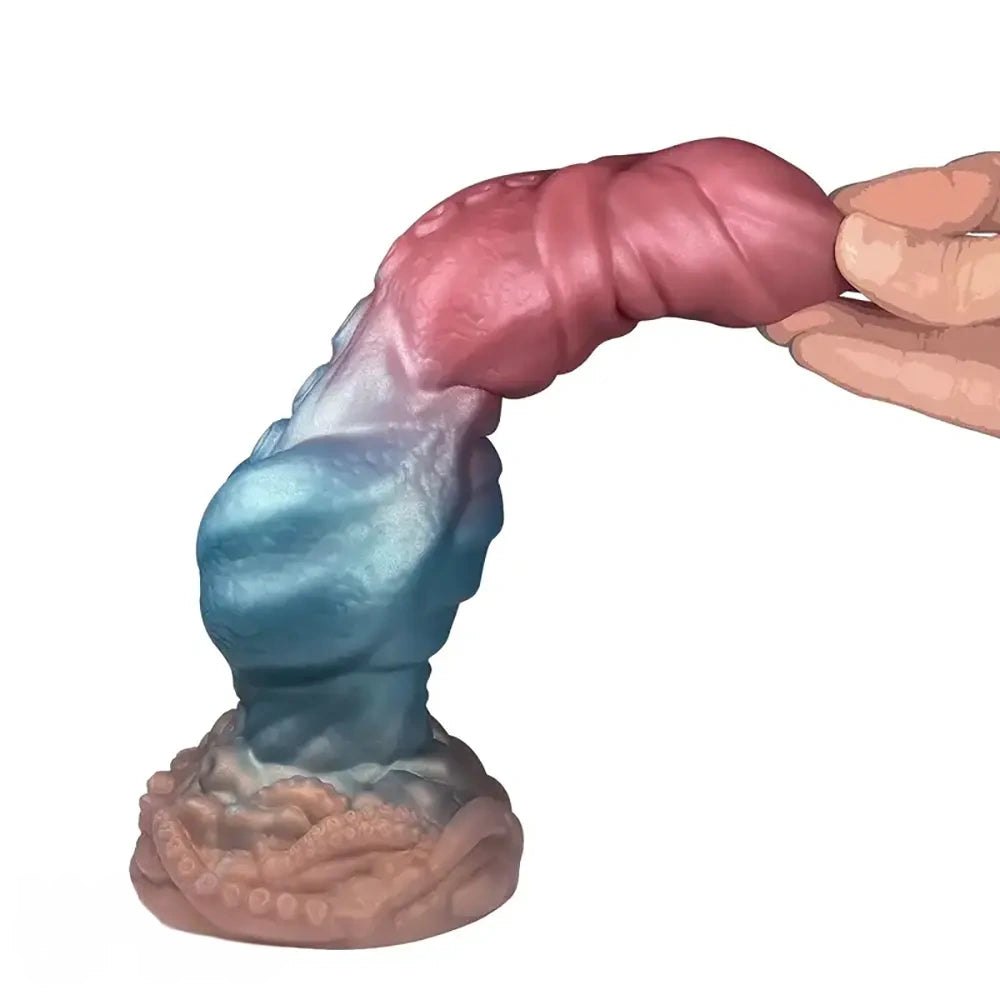 Tentacle Knot Fantasy Dildo - Textured Silicone Dildo
