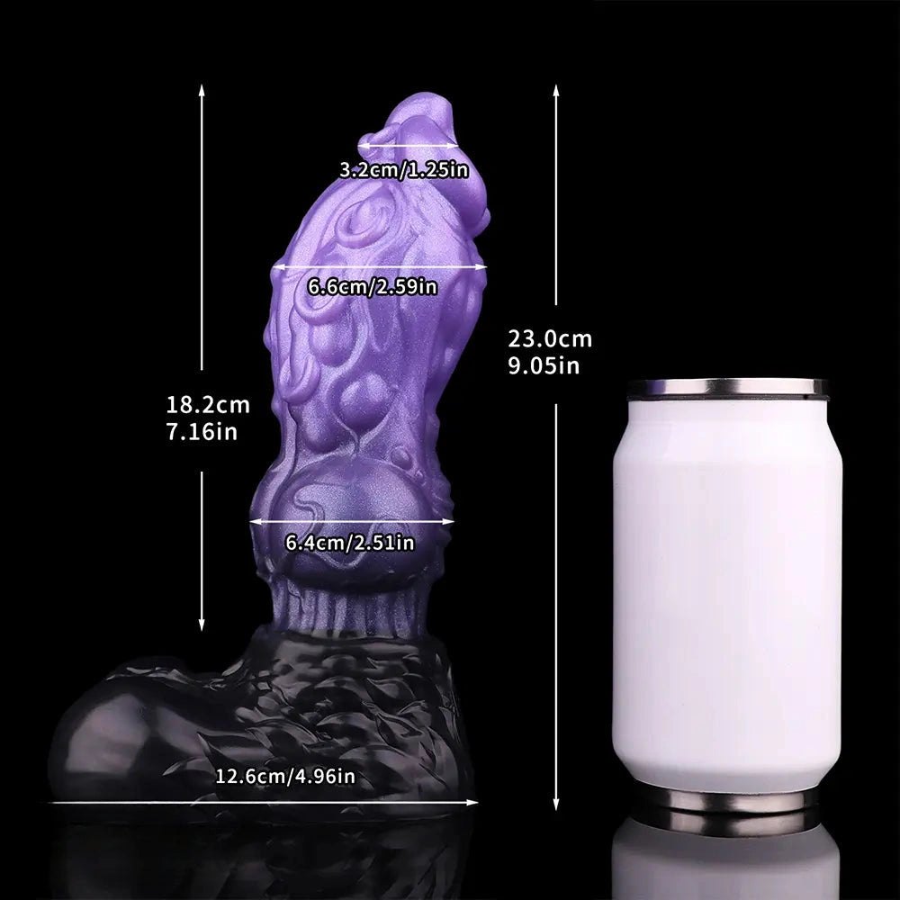 Tentacle Knot Fantasy Dildo - Dual Density Monster Dildo