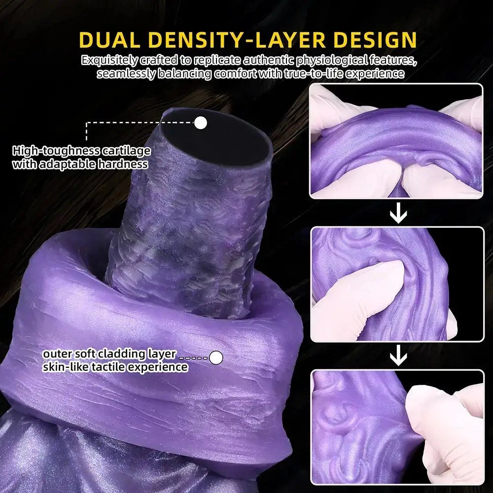 Tentacle Knot Fantasy Dildo - Dual Density Monster Dildo