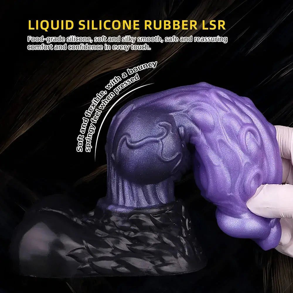 Tentacle Knot Fantasy Dildo - Dual Density Monster Dildo