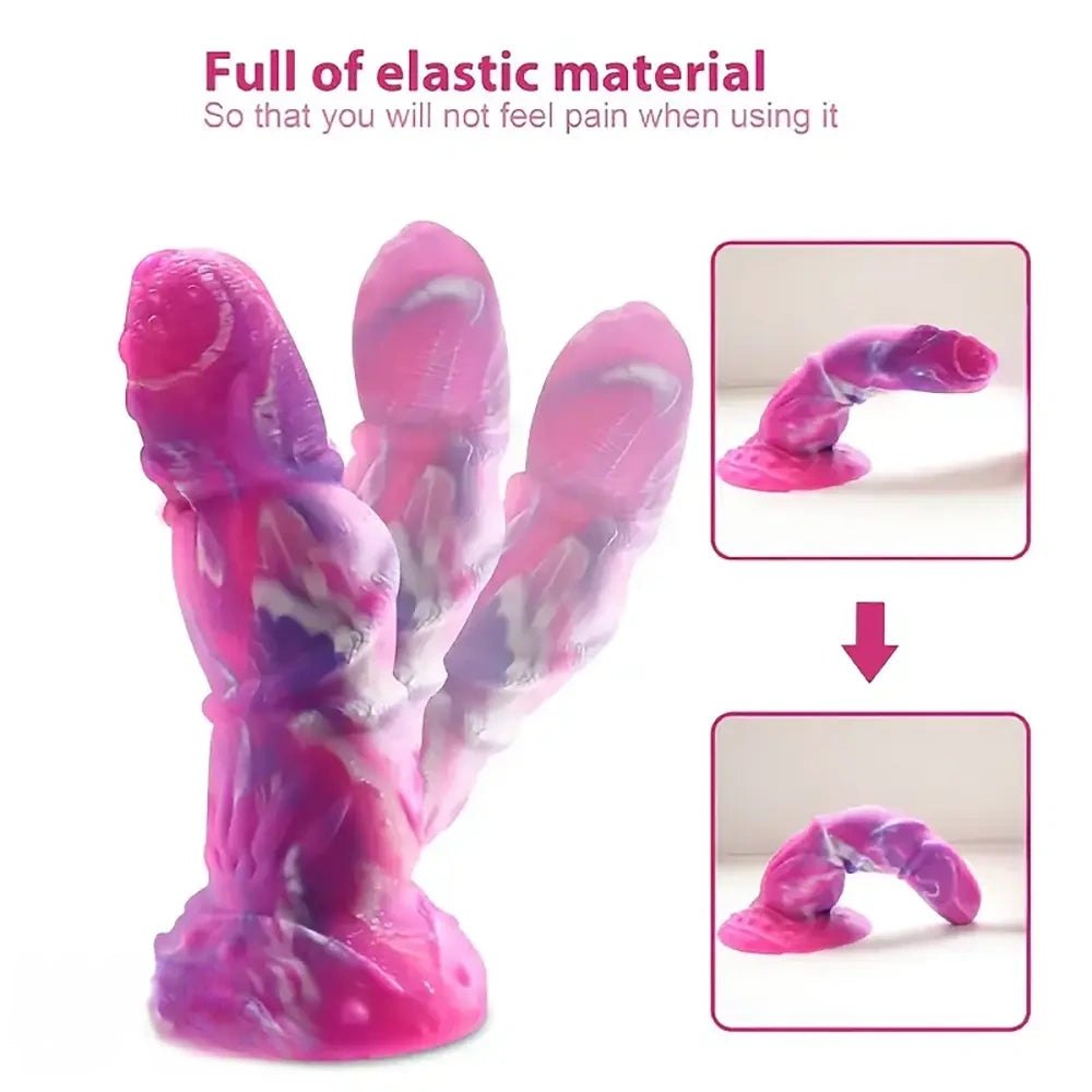 Tentacle Monster Fantasy Dildo - Silicone Monster Dildo