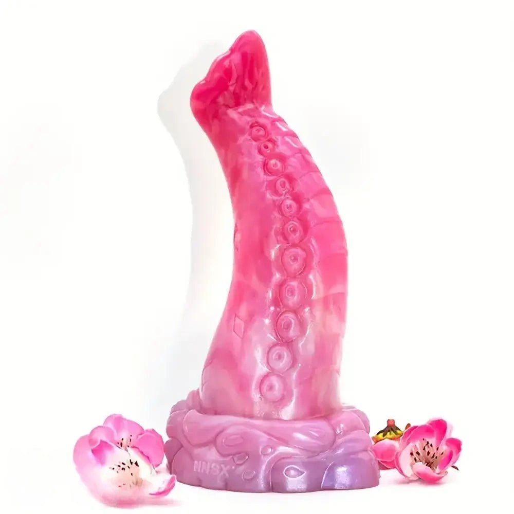 Tentacle Octopus Fantasy Dildo 8 in - Silicone Tentacle Dildo